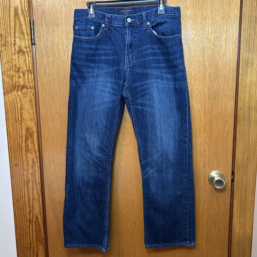 Banana Republic Men’s Boot Cut Jeans Dark Wash 32/32